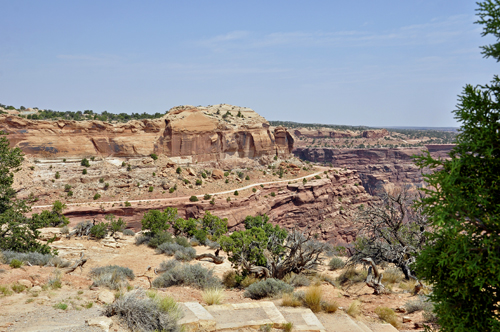 view from The Neck Overlook at Canyonlands National Park